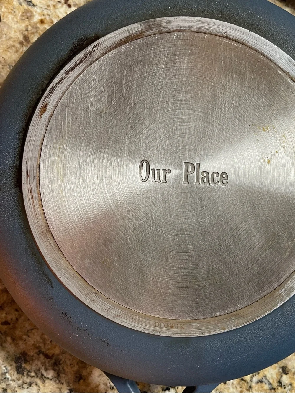 Our Place Always Pan Full Size Blue with Steamer Basket & Spatula